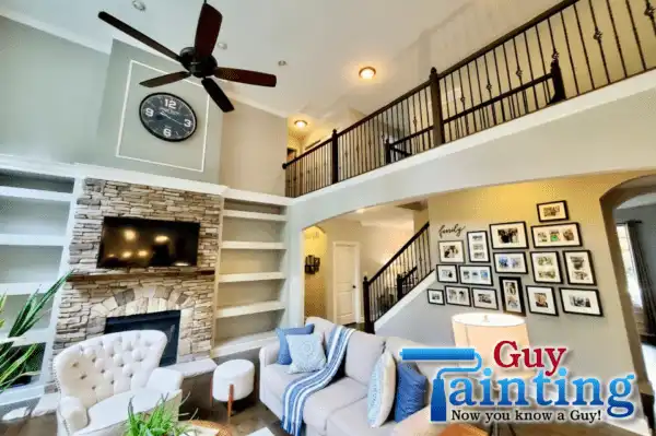 Freshly painted interior living room by Guy Painting Indianapolis
