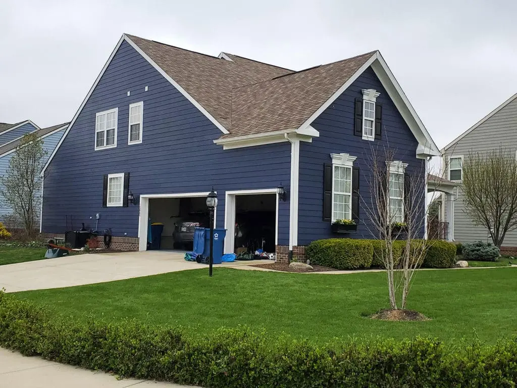 Exterior painting after